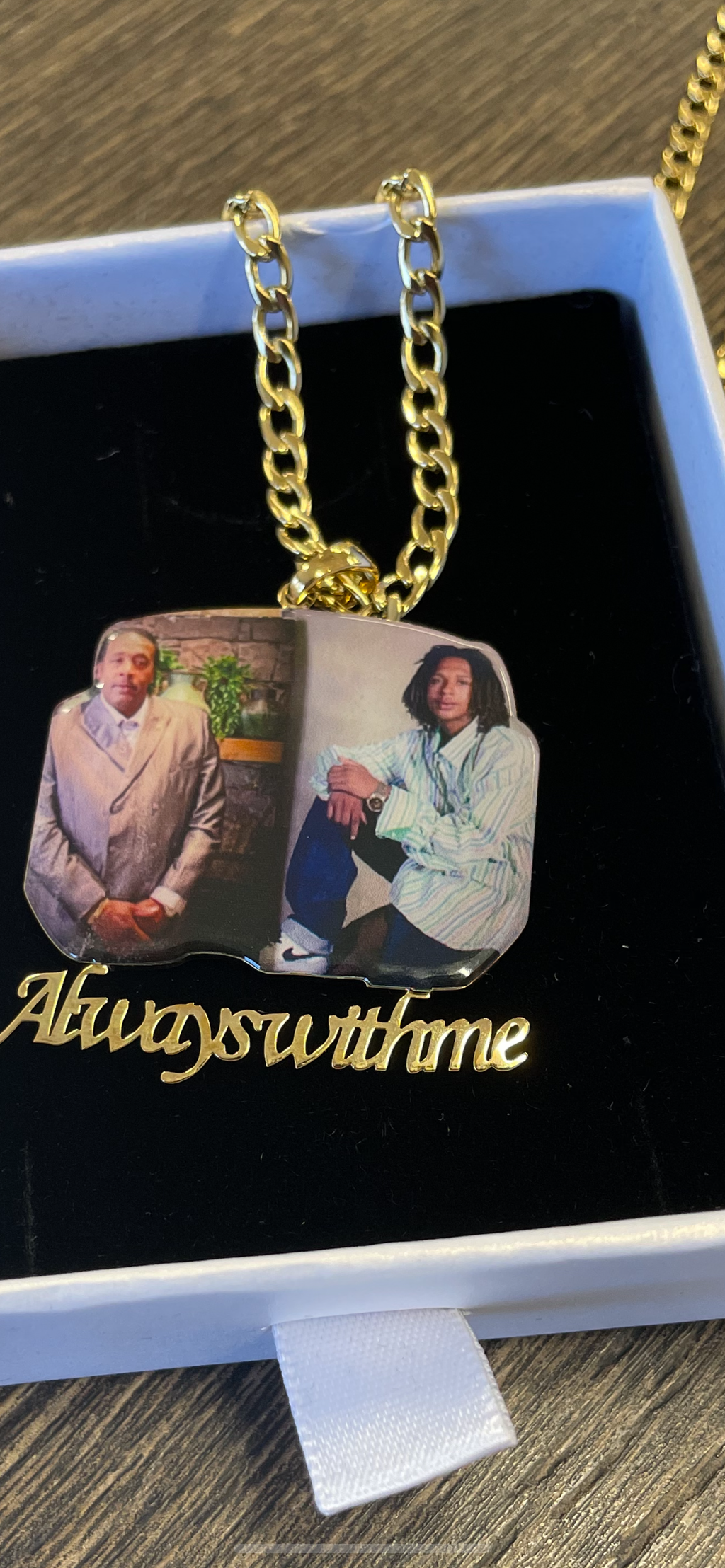 Photo necklace