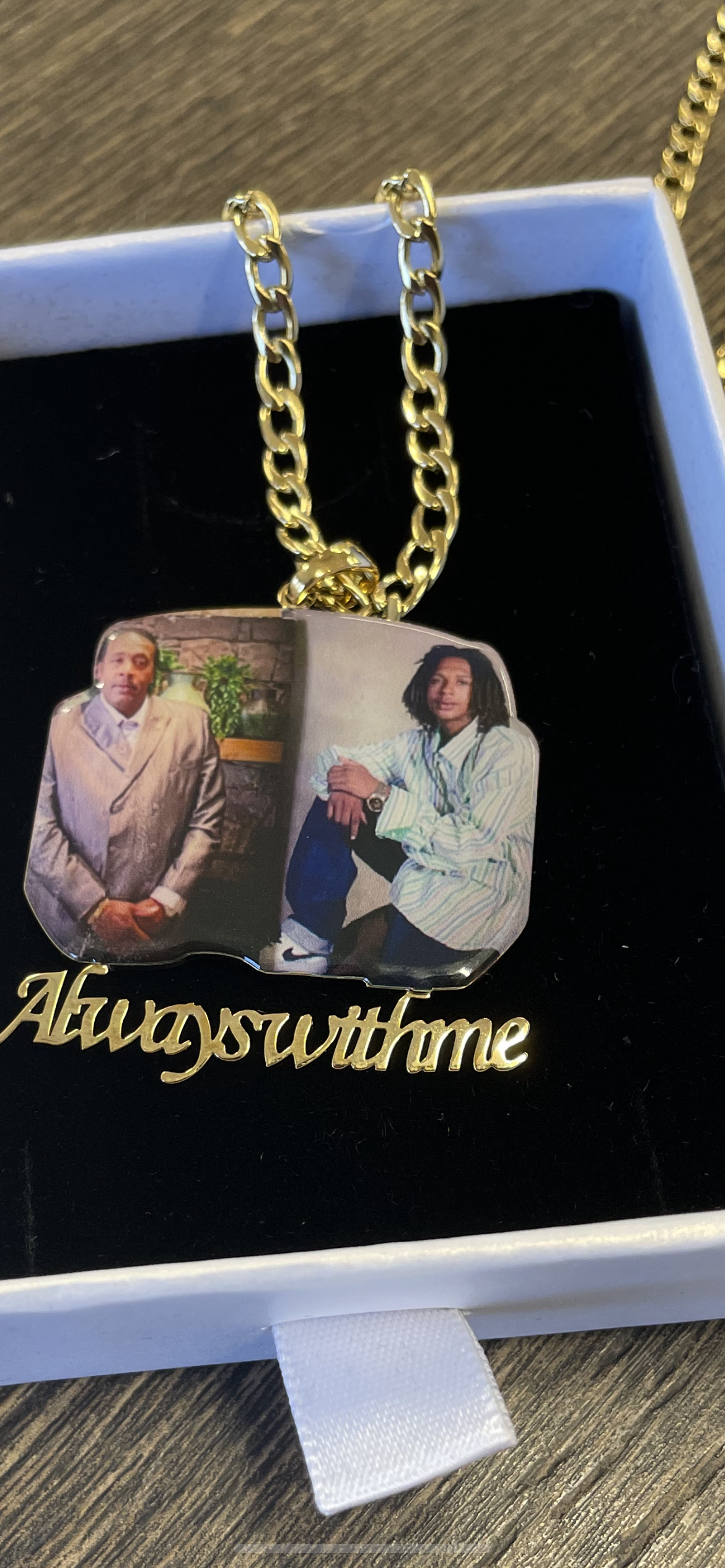 Photo necklace