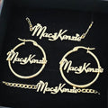 Custom Kids Name Jewelry Set