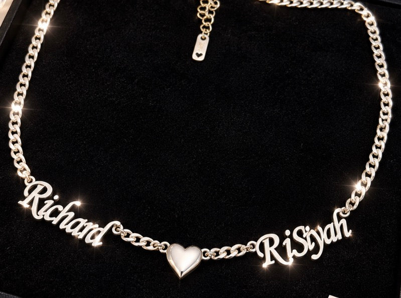 Personalized Multiple Names Necklace