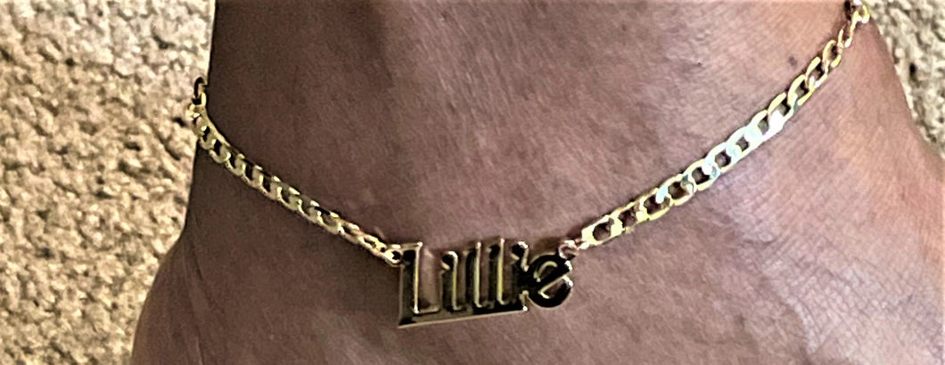 Personalized ankle Bracelet